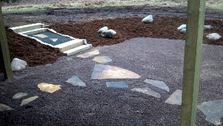 Mesquite Flagstone Walkway and Steps