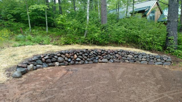 Rock Retaining Wall