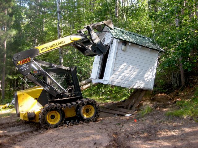 moving small shed