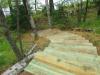 Timber Steps to Lake