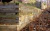 Treated Timber retaining wall 2